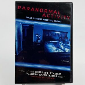 Paranormal Activity on DVD.
